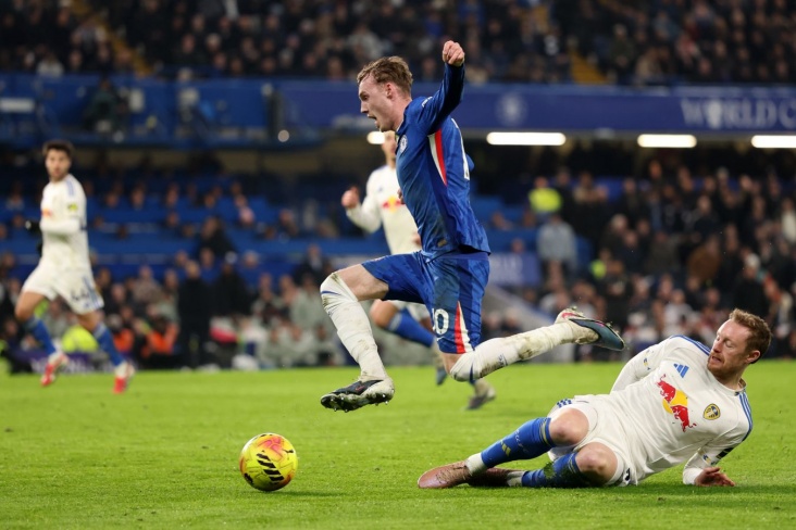 «Челси» не смог победить «Лидс», ведя со счётом 2:0 по ходу матча АПЛ