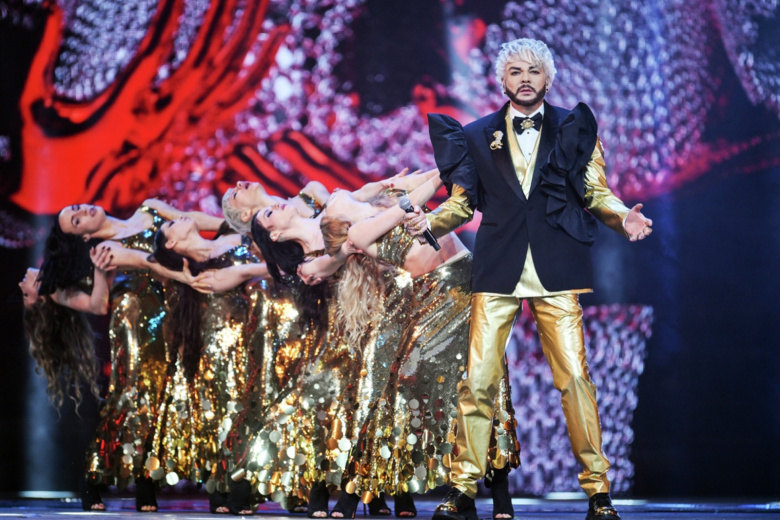 Певец Филипп Киркоров выступает на концерте «Песня года — 2025» в зале спортивного комплекса «Мегаспорт» в Москве