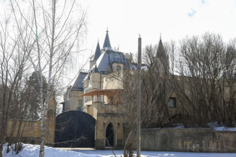 Замок Аллы Пугачевой и Максима Галкина в деревне Грязь